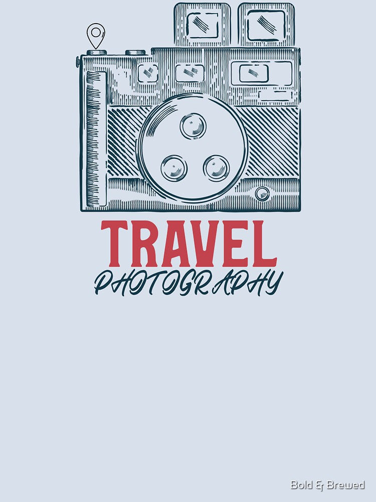 Travel Photography Camera Graphic by Bold & Brewed T-Shirts, Hoodie, Sweatshirt | BlankRebels.com (Image 2)