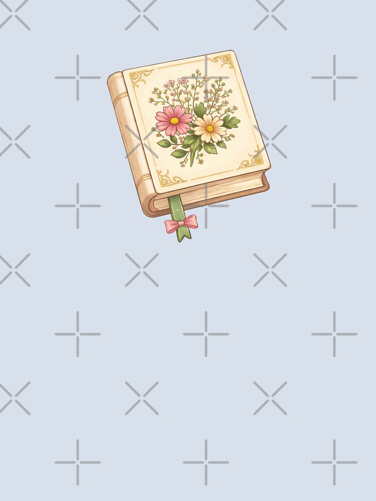 Floral Book Sticker – Cottagecore Reading Aesthetic by SnugbugStudios T-Shirts, Hoodie, Sweatshirt (Image 2)