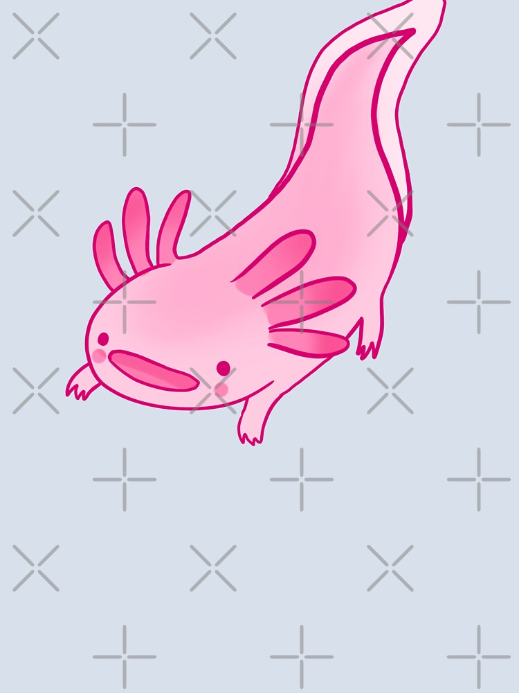 Cute axolotl illustration by Mayarart T-Shirts, Hoodie, Sweatshirt | BlankRebels.com (Image 2)