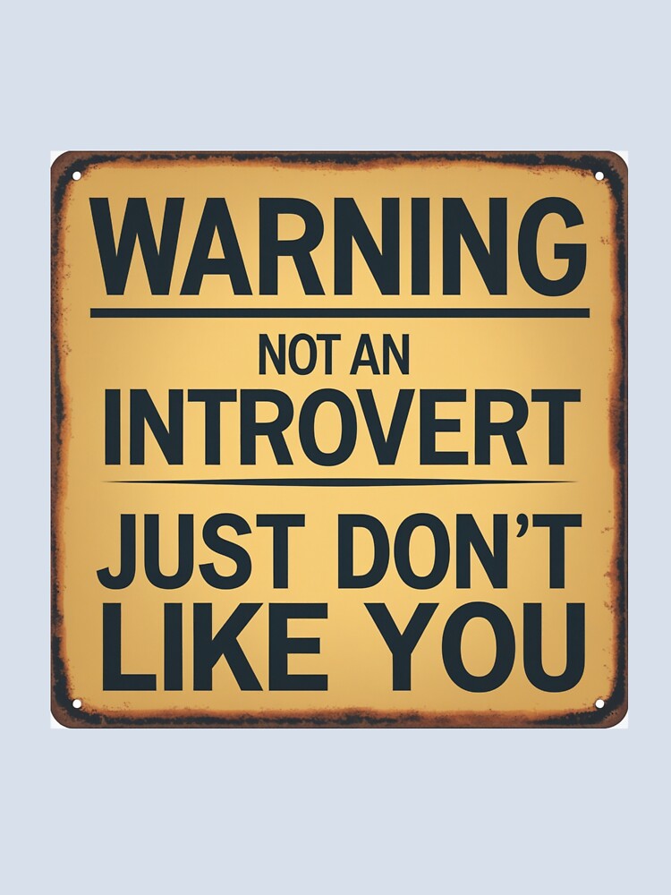 Introvert Warning by GlitterCatAI T-Shirts, Hoodie, Sweatshirt | BlankRebels.com (Image 2)