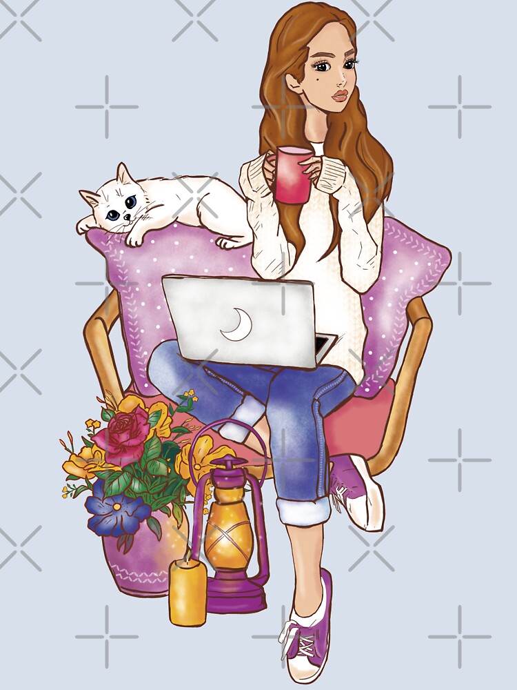 Mori kei cottagecore - yume kawaii e girl aesthetic by InsomniArtShop