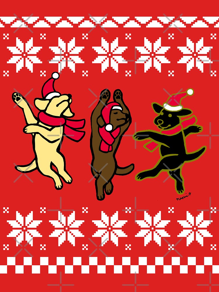 Happy Dancing Labradors Christmas by HappyLabradors T-Shirts, Hoodie, Sweatshirt | BlankRebels.com (Image 3)