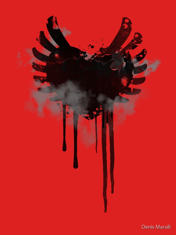 Grunge Heart & Wings by Denis Marsili T-Shirts, Hoodie, Sweatshirt | BlankRebels.com (Image 2)