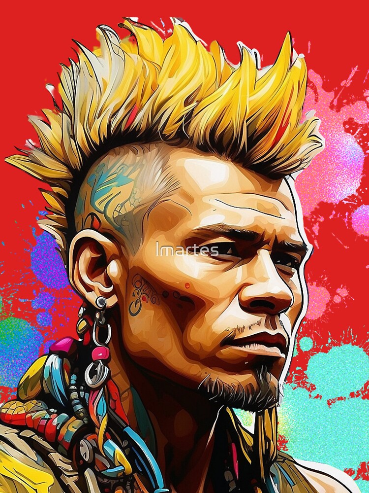 punk style man by lmartes T-Shirts, Hoodie, Sweatshirt | BlankRebels.com (Image 3)
