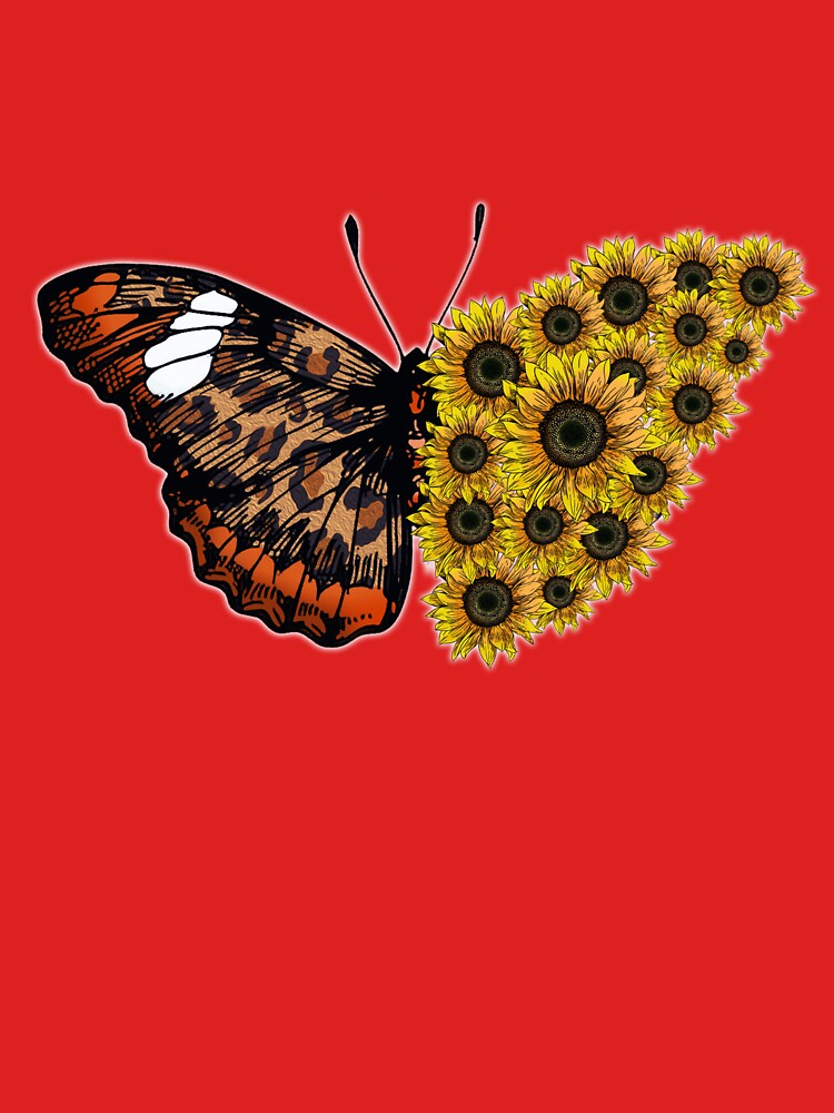 Sunflower butterfly by Suriyaprakash23 T-Shirts, Hoodie, Sweatshirt | BlankRebels.com (Image 3)