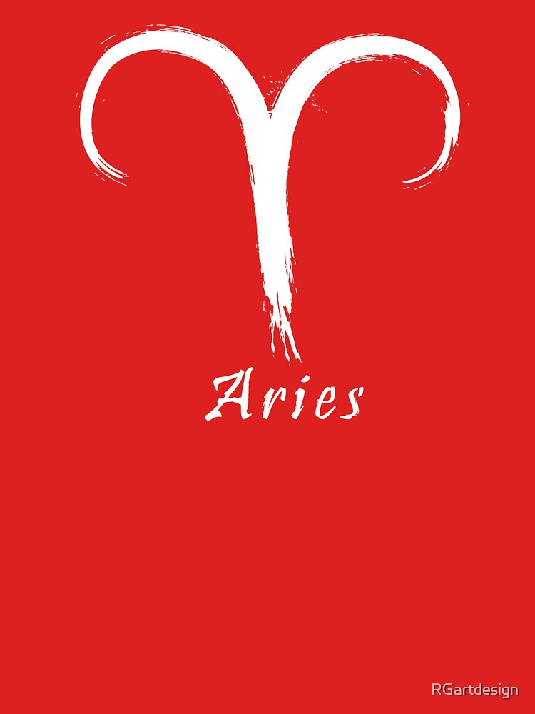 Aries Zodiac Sign or Astrological Symbol by RGartdesign T-Shirts, Hoodie, Sweatshirt | BlankRebels.com (Image 2)