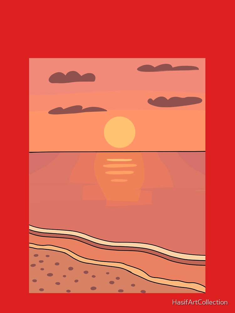 Sunset Minimalist Landscape T-Shirts, Hoodie, Sweatshirt