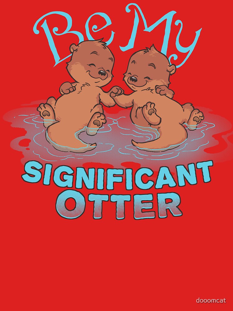 Otter Valentine by dooomcat T-Shirts, Hoodie, Sweatshirt | BlankRebels.com (Image 3)