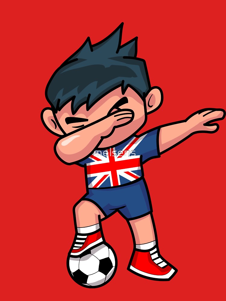 Soccer Boy Dabbing England by melsens