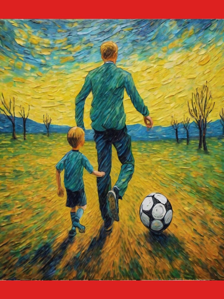 "From Father to Son: The Love for Soccer Passed Down Through Generations" by Artisticanvas