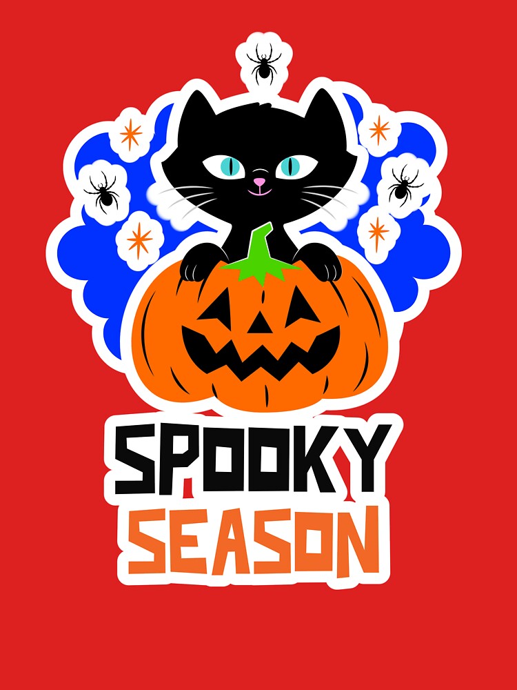 Spooky Season Black Cat Pumpkin by Sartoris Art T-Shirts, Hoodie, Sweatshirt | BlankRebels.com (Image 3)