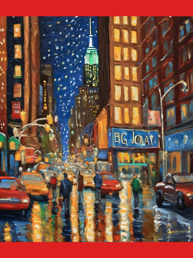 NYC Xmas Magic: Bright Lights, Big Joy! by Artisticanvas T-Shirts, Hoodie, Sweatshirt | BlankRebels.com (Image 3)