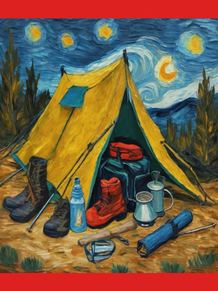 "Camping Gear: Essential Equipment for Outdoor Adventures" by Artisticanvas T-Shirts, Hoodie, Sweatshirt (Image 3)