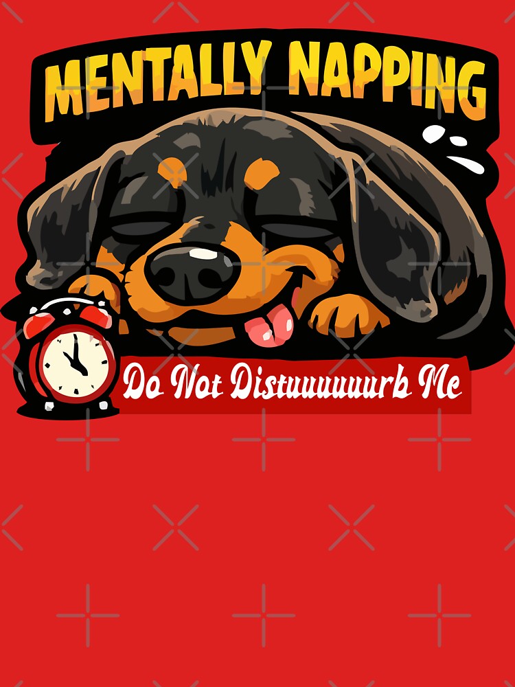 Dachshund Napping – Mentally Napping Mode by OneMoments T-Shirts, Hoodie, Sweatshirt | BlankRebels.com (Image 3)