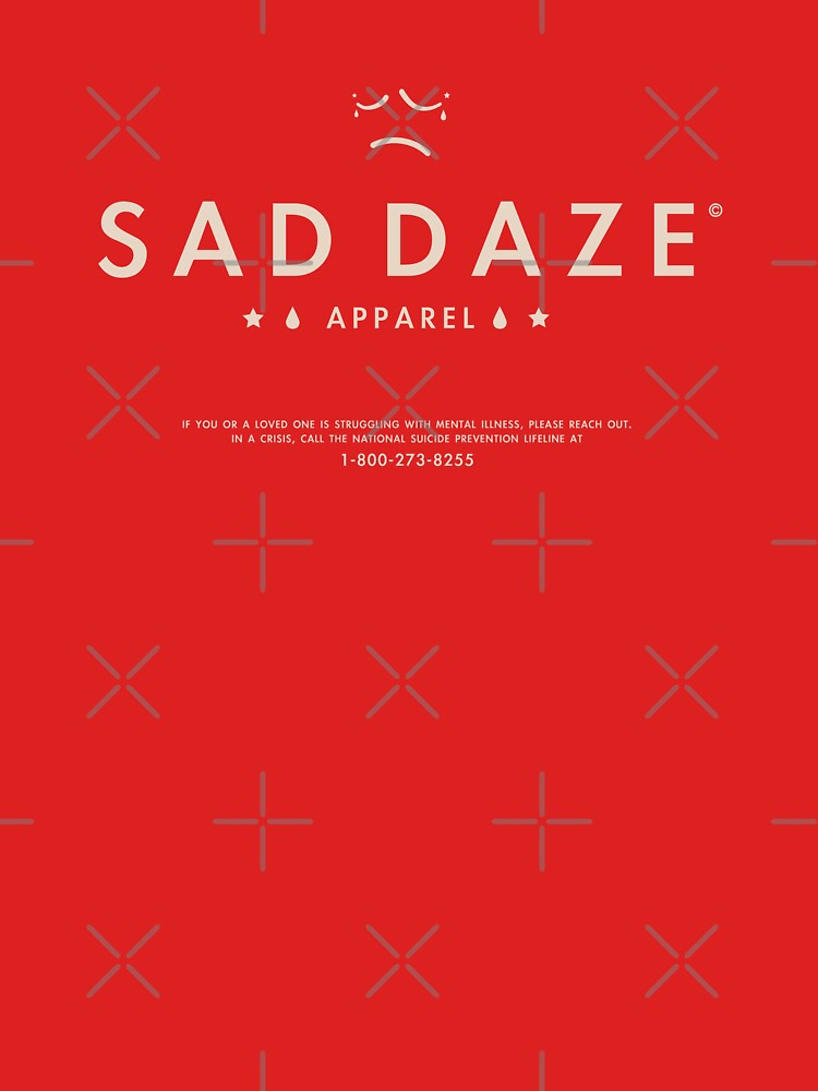 Sad Face (Light) by TYBETTSGD T-Shirts, Hoodie, Sweatshirt | BlankRebels.com (Image 3)