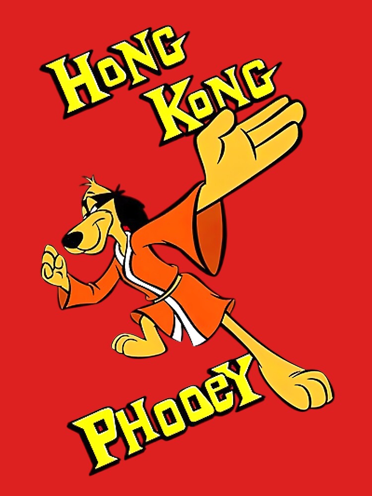 Hong Kong Phooey Retro Kung Fu Dog by Retr0Tshirts
