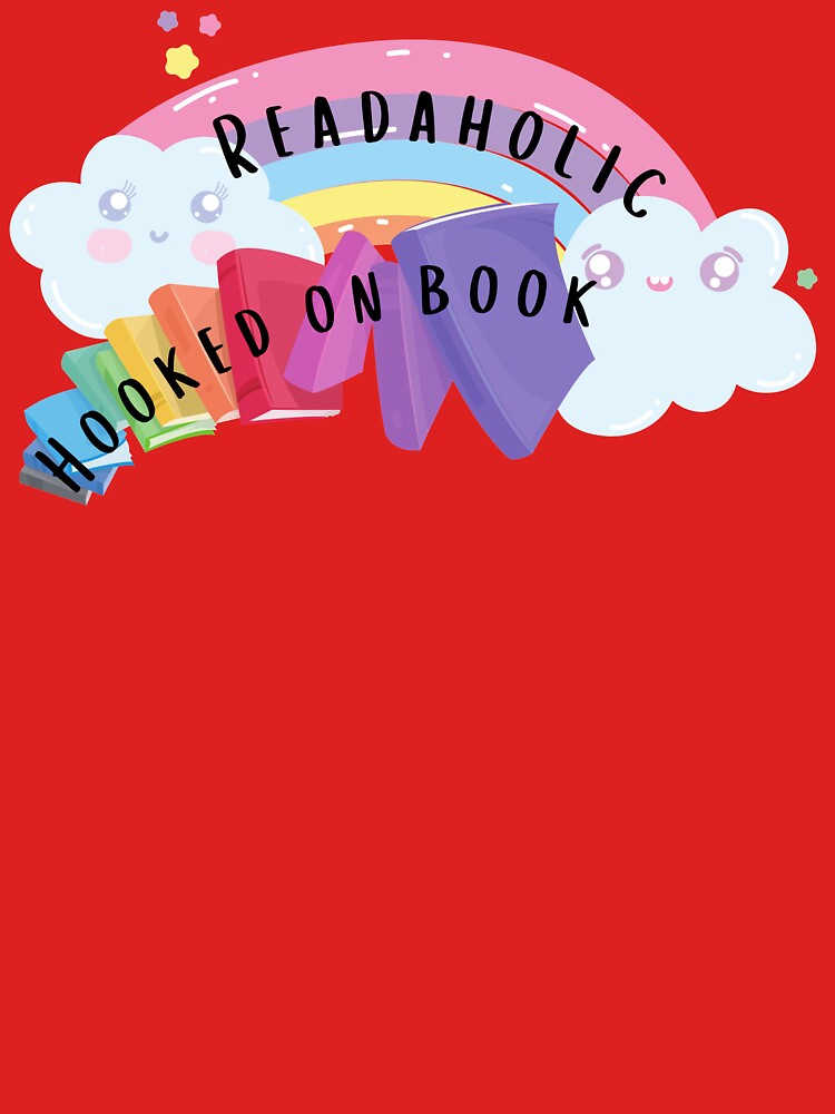Readaholic Hooked On Book shirt.If you are a bookworm, this is the shirt for you.shirt for book lovers. by... (Image 3)