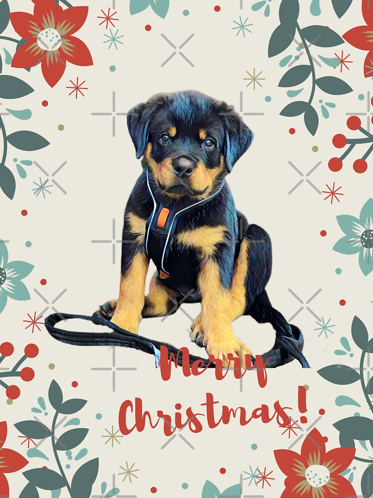 Rottweiler Christmas by AnnaAndVibes T-Shirts, Hoodie, Sweatshirt | BlankRebels.com (Image 3)