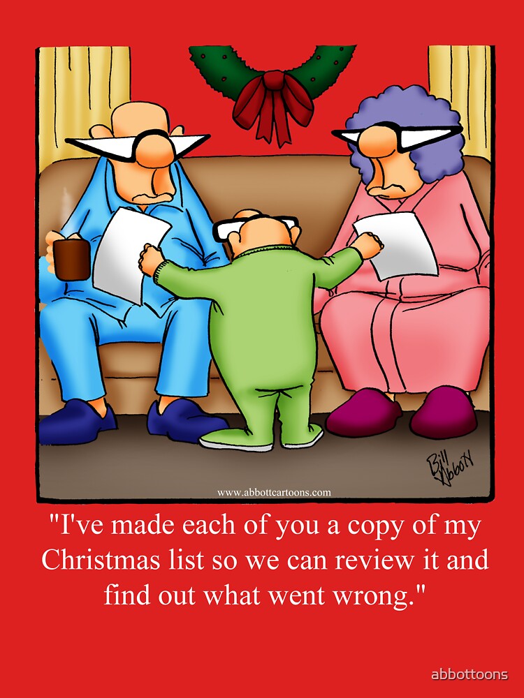 Funny Spectickles Christmas List Cartoon Humor by abbottoons T-Shirts, Hoodie, Sweatshirt | BlankRebels.com (Image 3)