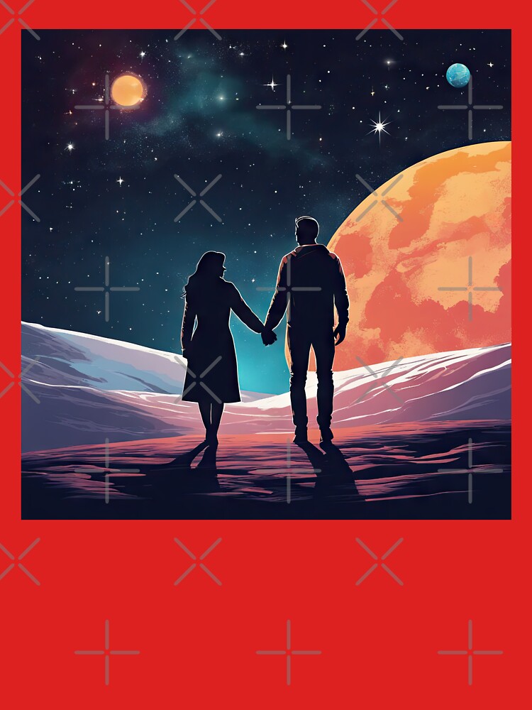 Man And Woman Standing On The Erath by Bilisik T-Shirts, Hoodie, Sweatshirt | BlankRebels.com (Image 3)