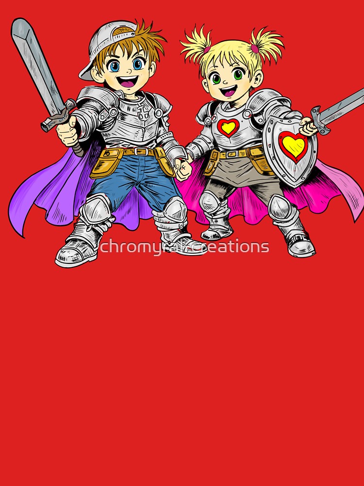 The two little novice warriors. by chromyral-creations T-Shirts, Hoodie, Sweatshirt | BlankRebels.com (Image 3)