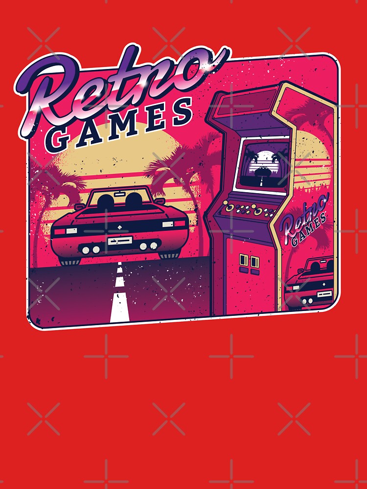 Retro Gaming Arcade by LRCollections T-Shirts, Hoodie, Sweatshirt | BlankRebels.com (Image 3)