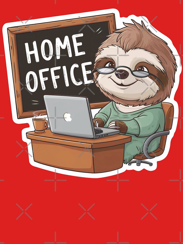 Home Office by tee-blah-blah Hoodie, Sweatshirt | BlankRebels.com (Image 3)