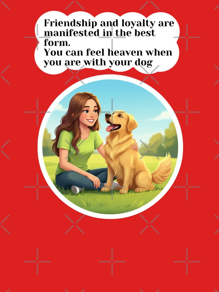 Heavenly Bond: Girl and Dog Friendship by lorand-designs T-Shirts, Hoodie, Sweatshirt | BlankRebels.com (Image 3)