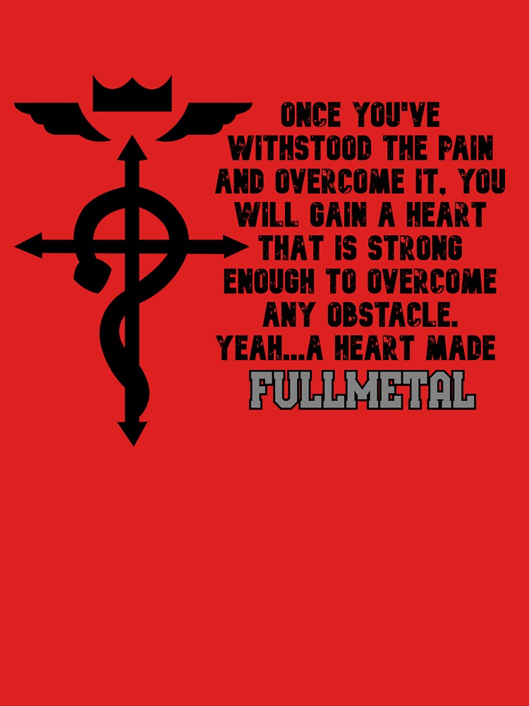 Fullmetal Heart (anime) by GonzaloFreire T-Shirts, Hoodie, Sweatshirt | BlankRebels.com (Image 3)