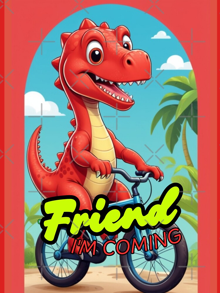 Dinosaur friend I´m coming by KIDS-PRINTS T-Shirts, Hoodie, Sweatshirt | BlankRebels.com (Image 3)