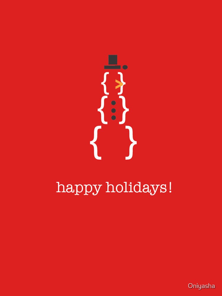 Coder Snowman Happy Holidays Geek by Oniyasha T-Shirts, Hoodie, Sweatshirt | BlankRebels.com (Image 3)