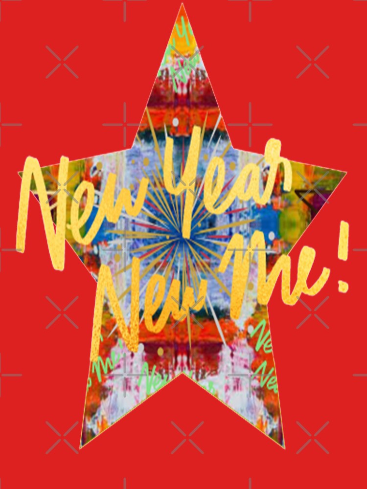 New Year New Me Graphic Abstract Lettering Design, Howdy New Year,New Years Celebration, New Years Eve... (Image 3)