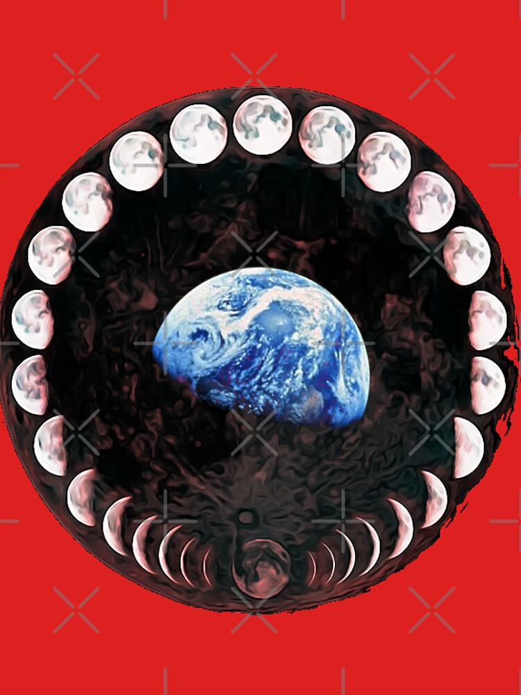 Moon Phases by painterfrank T-Shirts, Hoodie, Sweatshirt | BlankRebels.com (Image 3)