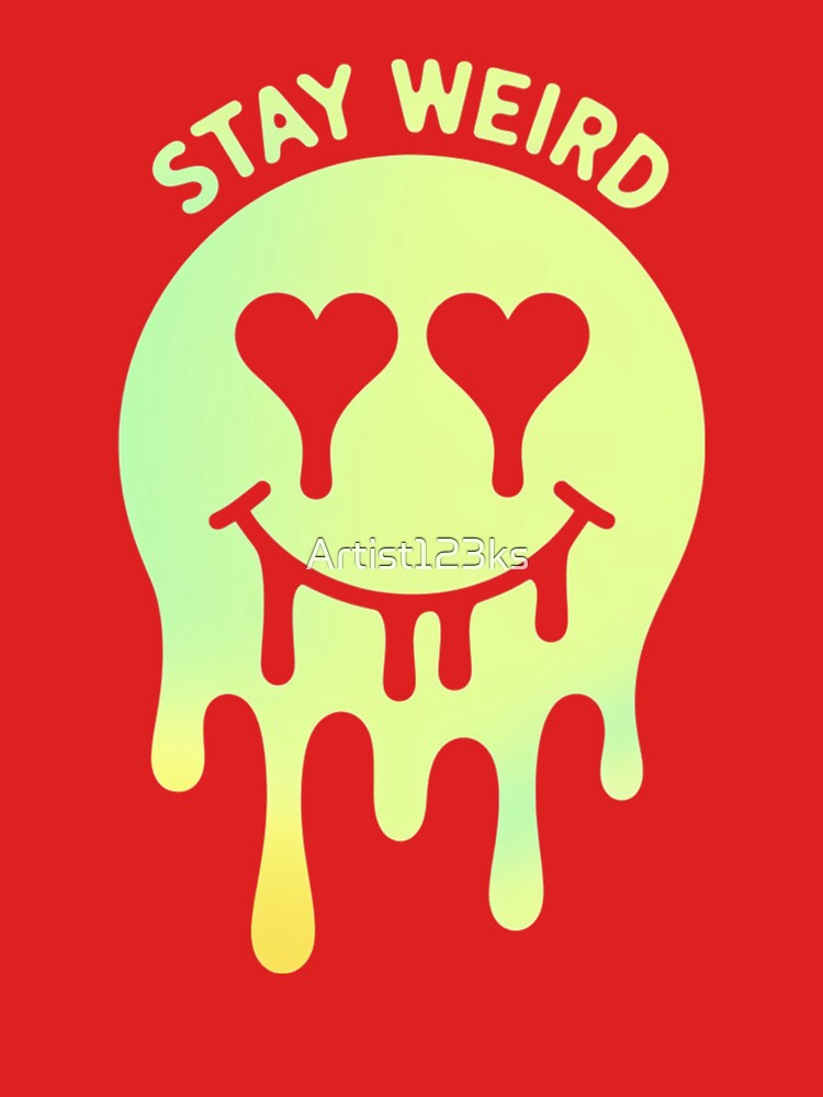 Stay Weird - Emoji by 123ks T-Shirts, Hoodie, Sweatshirt | BlankRebels.com (Image 3)