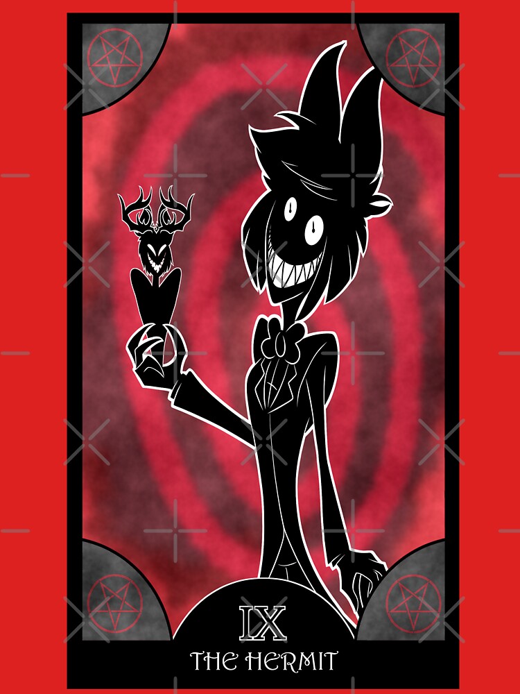 Hazbin Hotel/Helluva Boss Tarot Cards ::The Hermit:: by Vixxen92 T-Shirts, Hoodie, Sweatshirt | BlankRebels.com (Image 3)