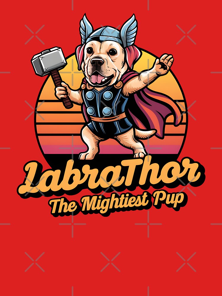 Labrathor – The Mightiest Pup Pun by Jollys-ArtShop T-Shirts, Hoodie, Sweatshirt | BlankRebels.com (Image 3)