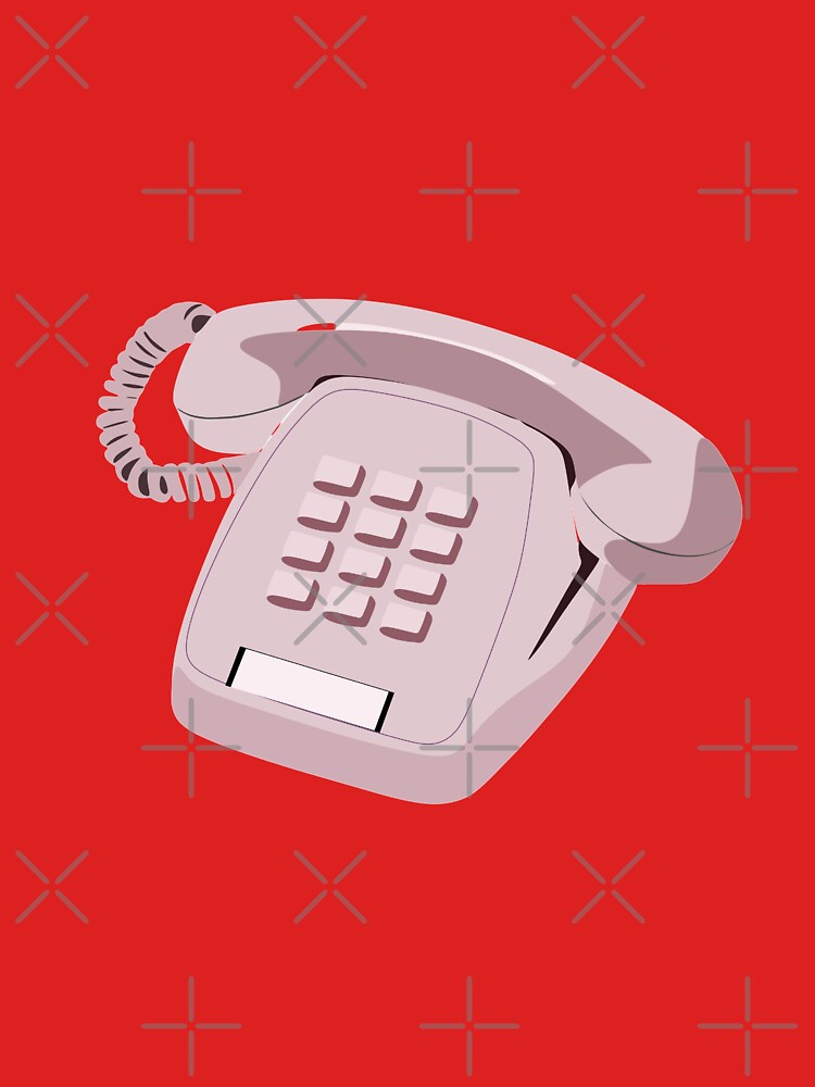 Vintage Telephone Old School Phone by Imakeyouhappy T-Shirts, Hoodie, Sweatshirt | BlankRebels.com (Image 3)