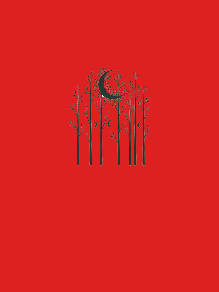 Forest and Crescent Moon Silhouette by CalmFrames T-Shirts, Hoodie, Sweatshirt | BlankRebels.com (Image 3)