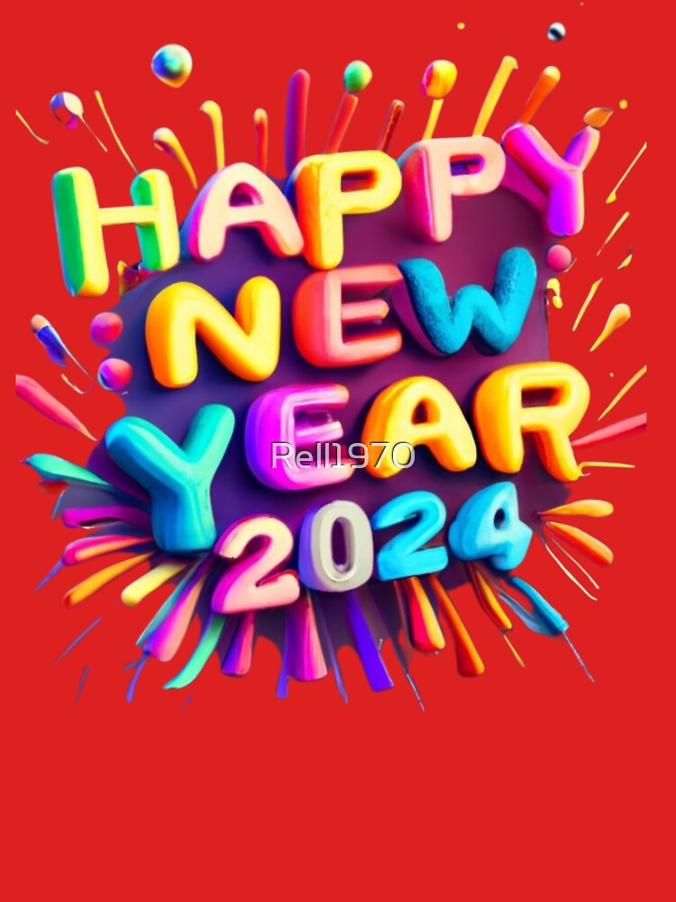 Happy New Year 2024 by Rell1970 T-Shirts, Hoodie, Sweatshirt | BlankRebels.com (Image 3)