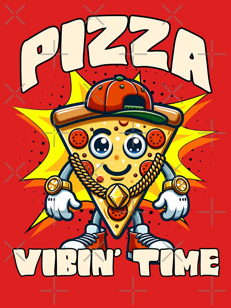 Pizza Vibin' Time by RockBeeDesigns T-Shirts, Hoodie, Sweatshirt | BlankRebels.com (Image 3)