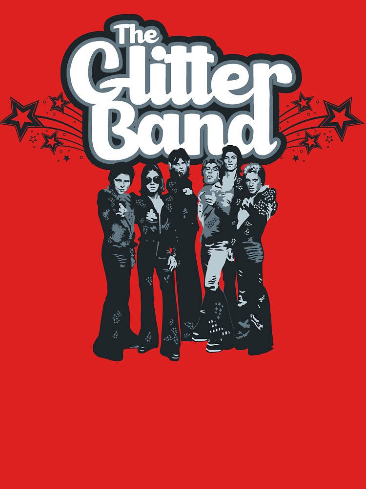 The Glitter Band  (Greyscale) by iggystardust T-Shirts, Hoodie, Sweatshirt | BlankRebels.com (Image 3)
