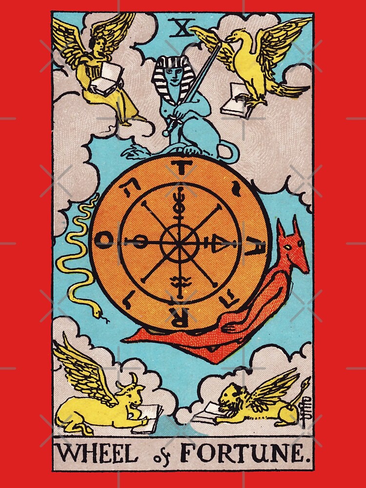 Tarot - Wheel of Fortune Card by CarlsArt T-Shirts, Hoodie, Sweatshirt | BlankRebels.com (Image 3)