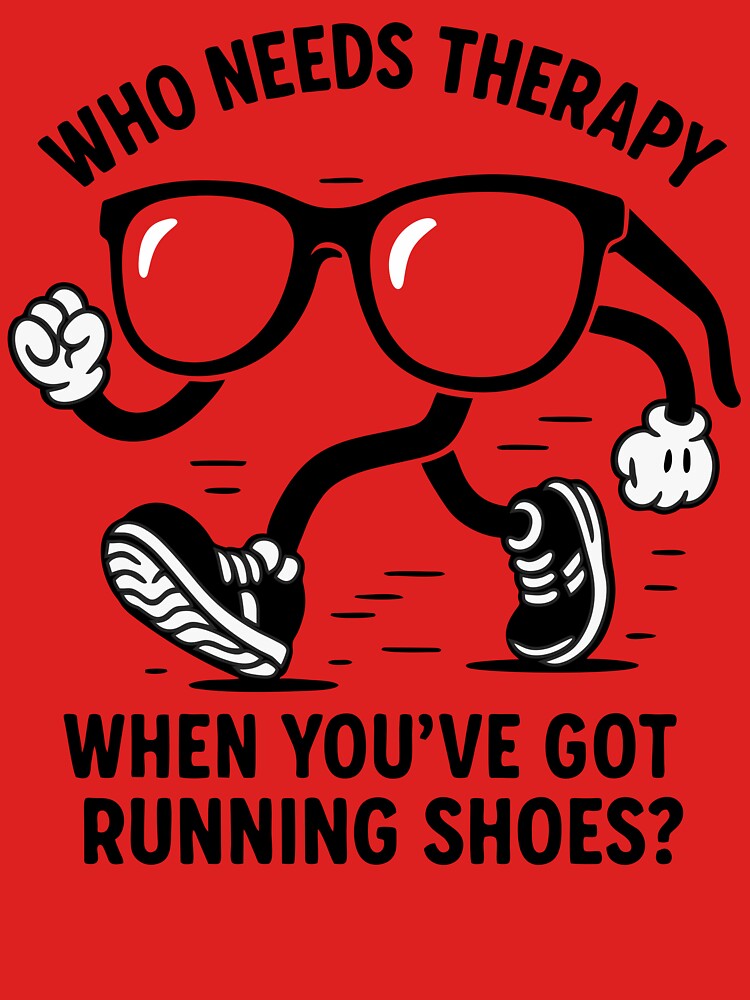 Who needs therapy when you've got running shoes? by Hcelement1 T-Shirts, Hoodie, Sweatshirt | BlankRebels.com (Image 3)
