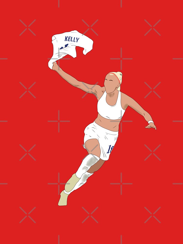 Chloe Kelly England Women Euros Final Goal Celebration by Hevding T-Shirts, Hoodie, Sweatshirt | BlankRebels.com (Image 3)