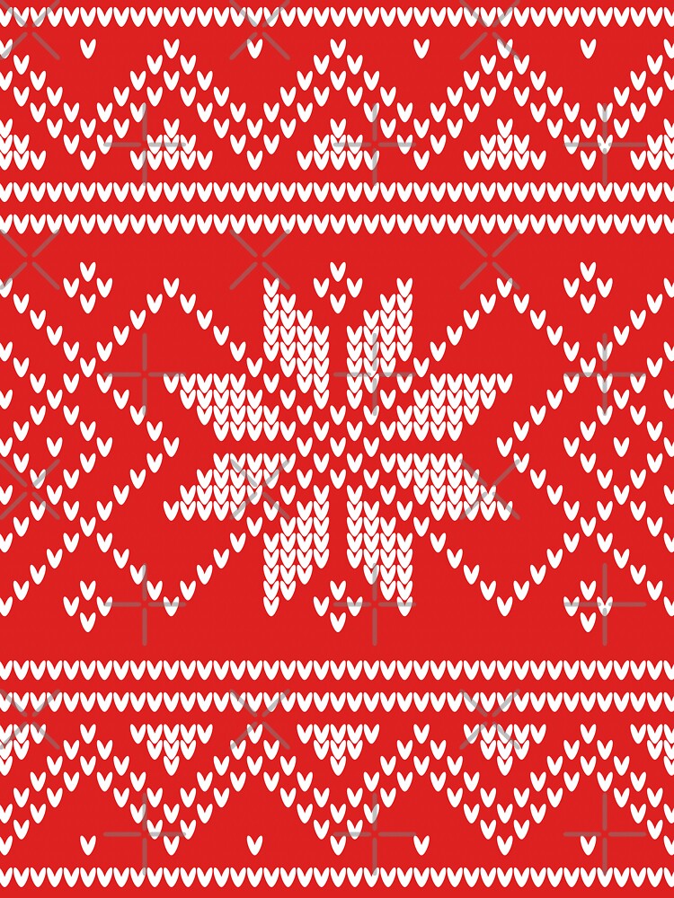 Christmas Sweater Pattern Red by Harry Draws Straws T-Shirts, Hoodie, Sweatshirt | BlankRebels.com (Image 3)