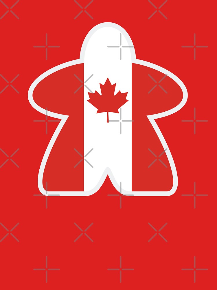 Canada Meeple by brainthought T-Shirts, Hoodie, Sweatshirt | BlankRebels.com (Image 3)