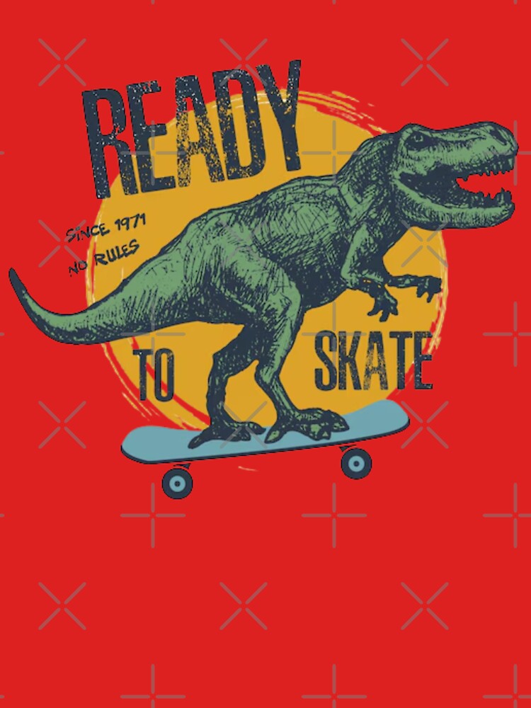 skating dinosaur vector design tshirt by anandsiva2703 Hoodie, Sweatshirt | BlankRebels.com (Image 3)