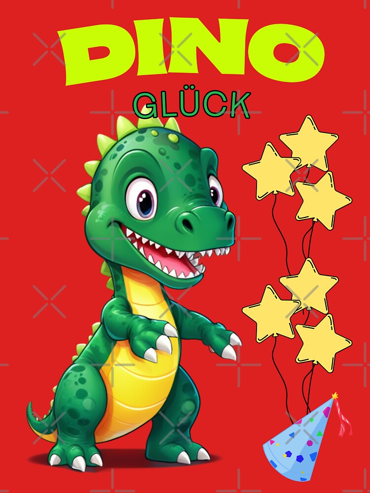 Dino glück by KIDS-PRINTS T-Shirts, Hoodie, Sweatshirt | BlankRebels.com (Image 3)
