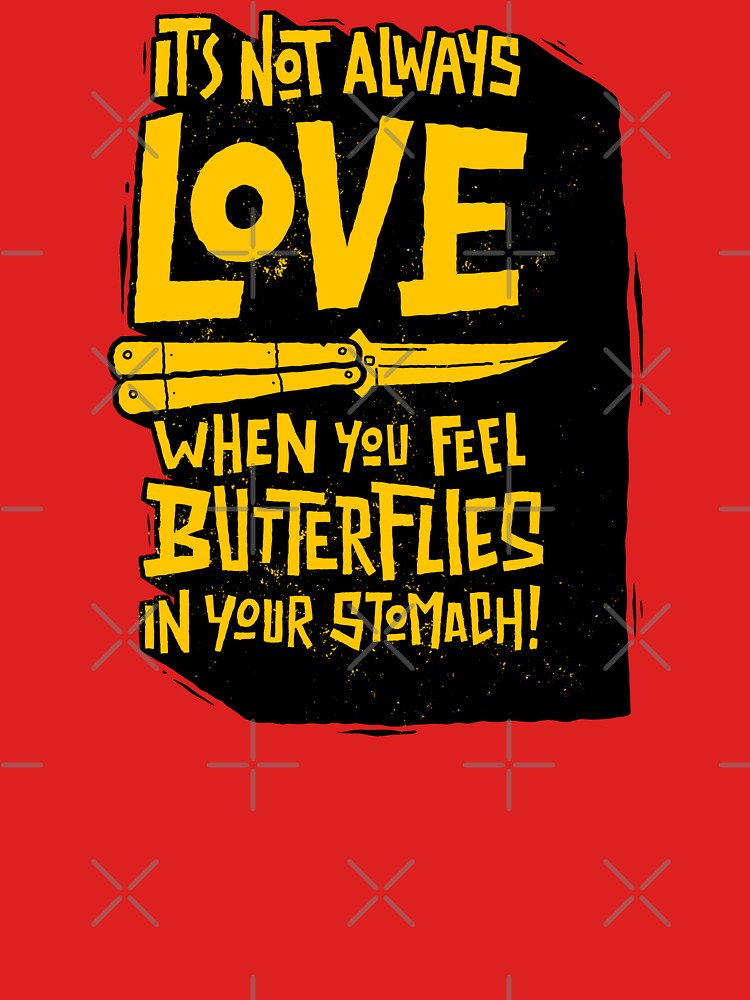 It's not always love when you feel butterflies in your stomach by Mircea Iliescu