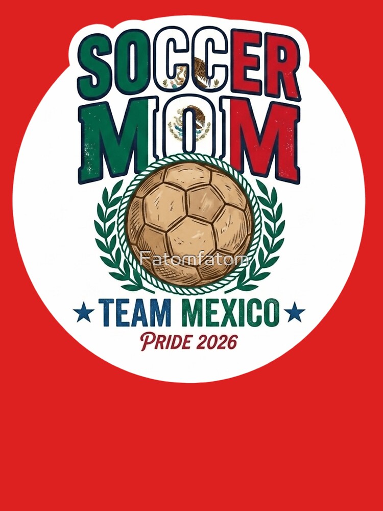 Vintage Mexico Soccer Mom Retro Mexican Flag Football Fan by Fatomfatom